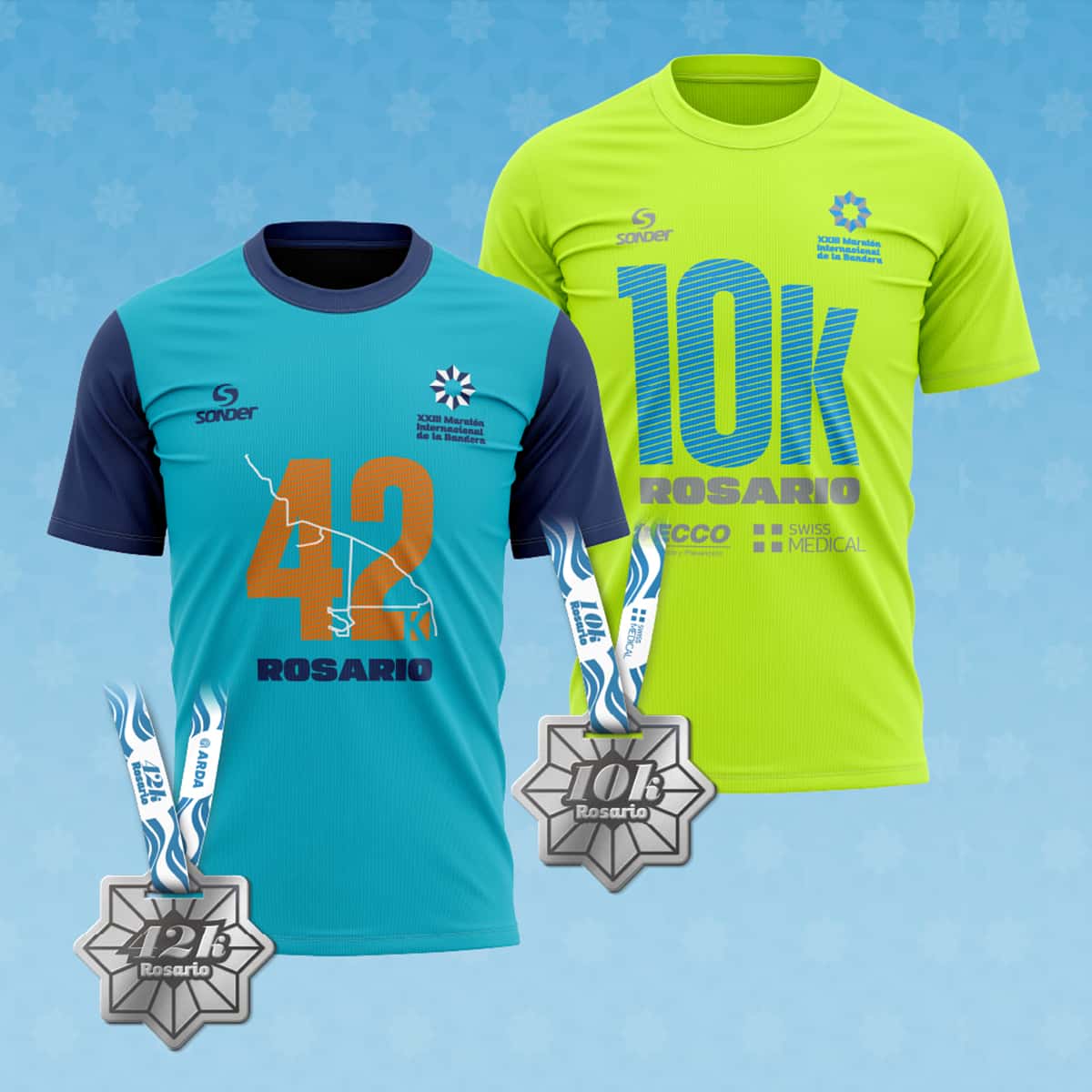 Kit del corredor Maratón de la Bandera Rosario 2025 - Ruta Running