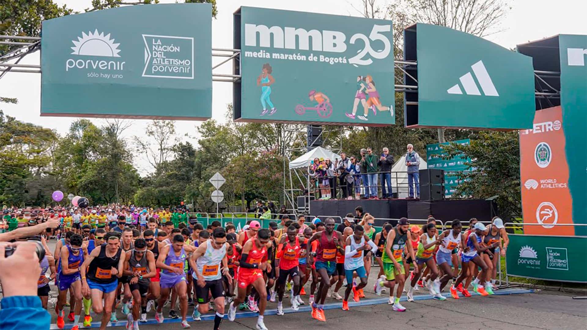 Resultados oficiales de la Media Maratón de Bogotá 2025