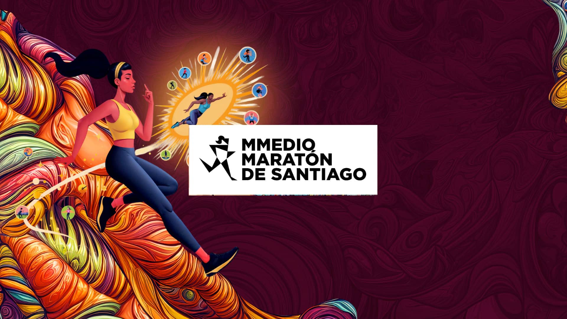 circuitos oficiales del Medio Maratón de Santiago 2025