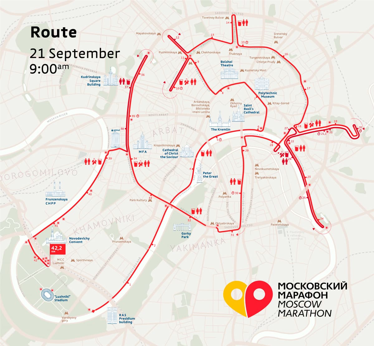 Circuito del Maratón de Moscú 2025