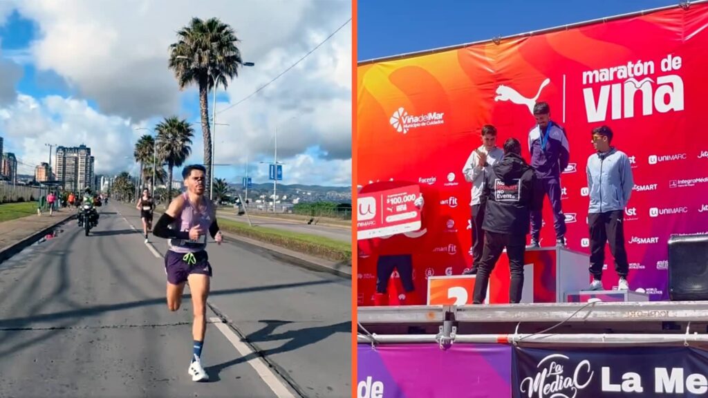 Matías Silva rompe su récord en los 21K de Viña del mar 2025