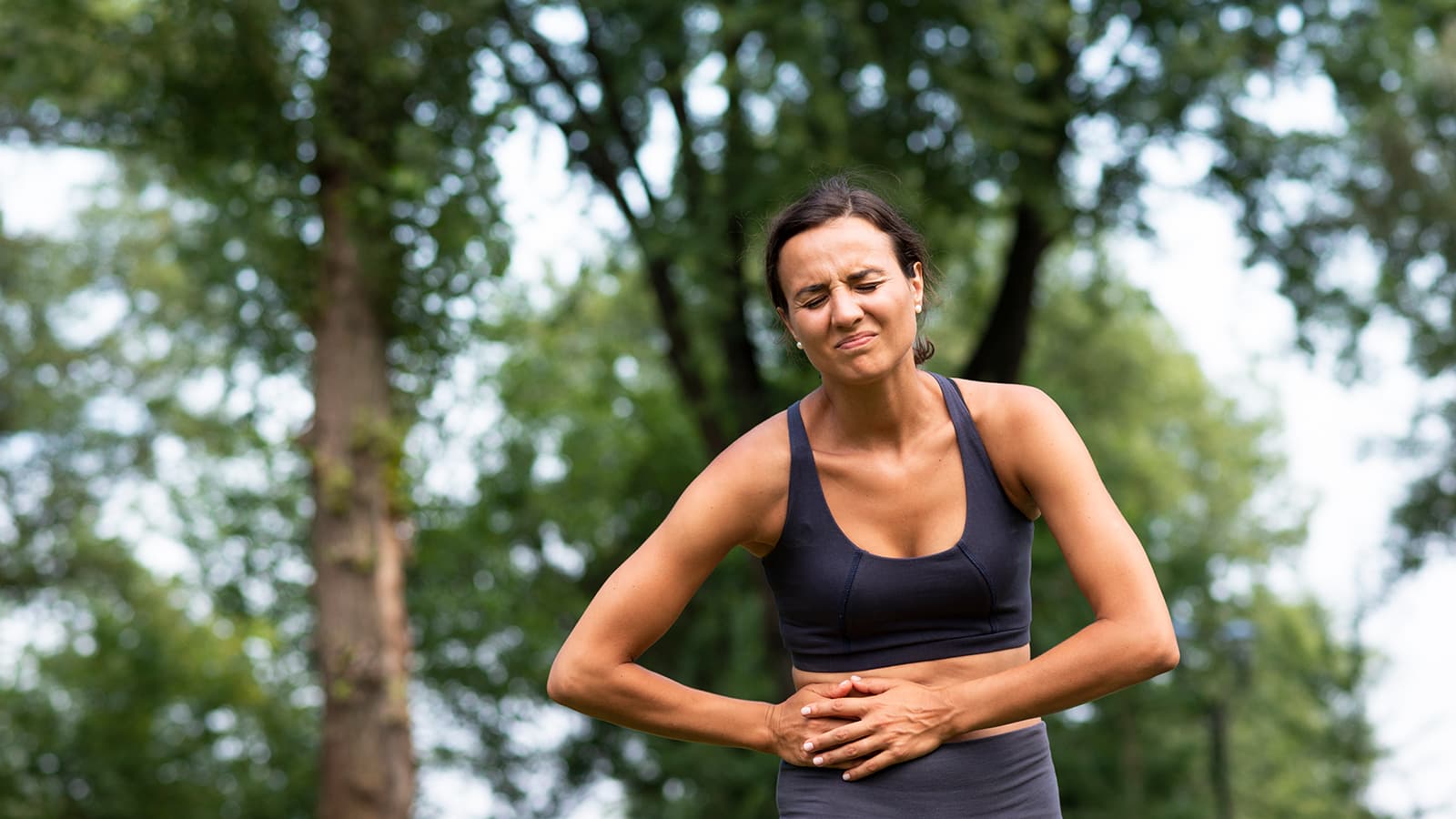 Molestia estomacal de runner