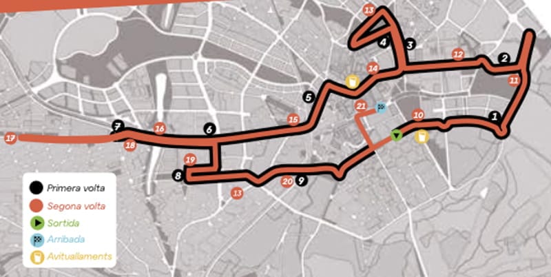 Recorrido de la Mitja Marató de Sant Cugat 2026