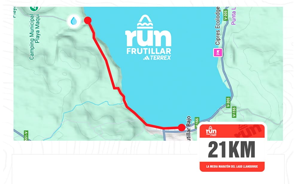 Circuito de 21K del Run Frutillar 2026
