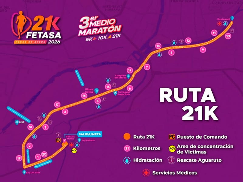 Ruta del 21K Fetasa 2026