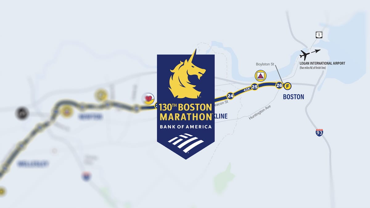 Ruta y altimetría del Maratón de Boston 2026