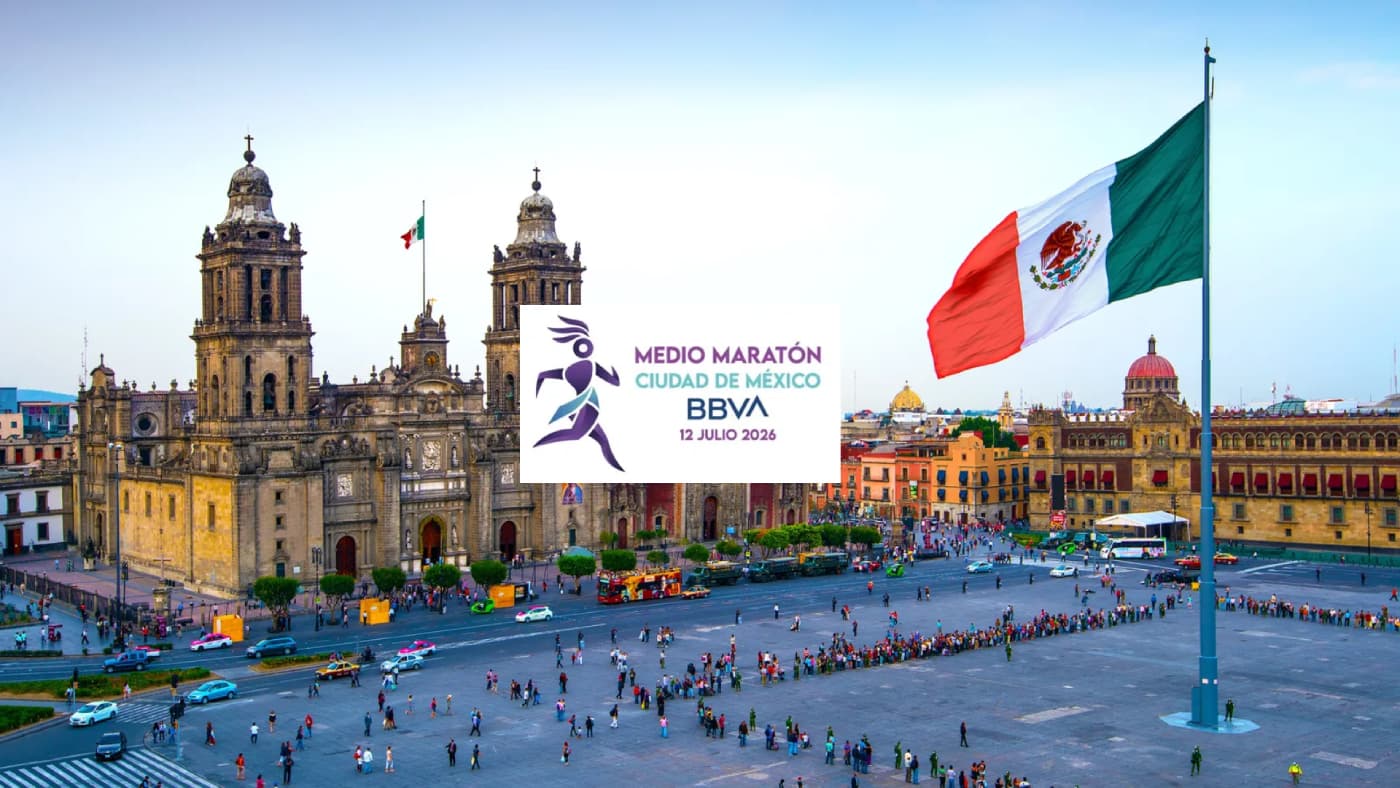Entrega de kits y horarios de largadas del Medio Maratón CDMX 2026