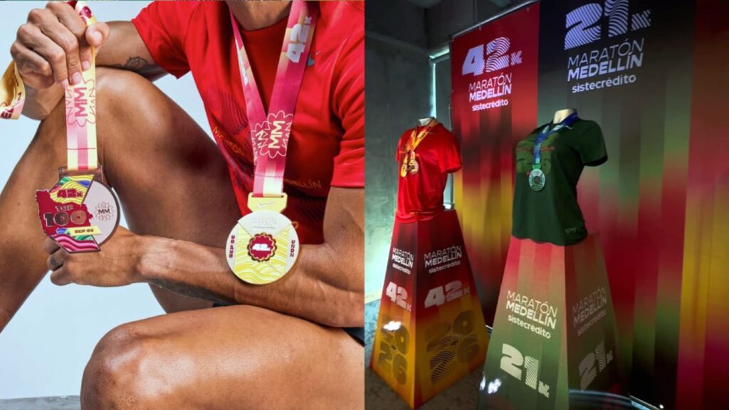 Largada corrales y kits Maratón de Medellín 2026